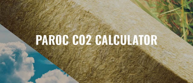 PAROC CO2 Calculator - GWP-værdi for PAROC bygningsisolering